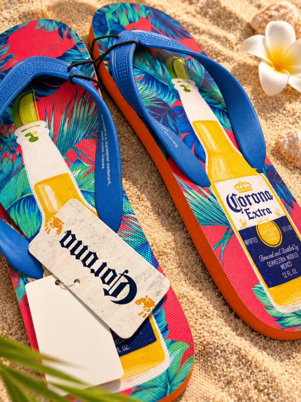 Corona Extra Men's Flip Flop Sandals NWT